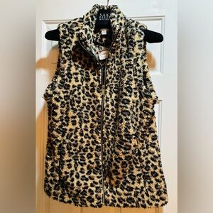 🖤NWT ‘CALVIN KLEIN’ WOMEN’S CHEETAH VEST/SIZE SMALL